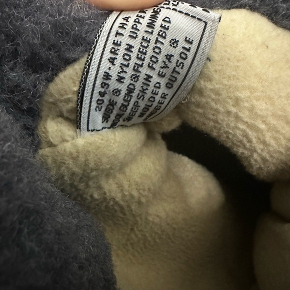 Bearpaw Tall Knit & Suede Winter Snow Boots Women’s 8 Blue Patterned Lace-Up - Picture 13 of 13